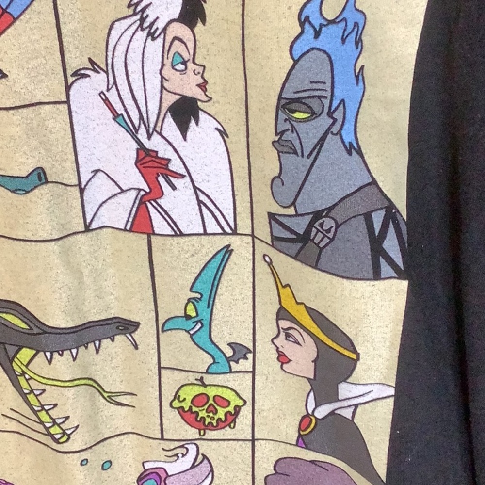 Disney Villains black T Shirt XL